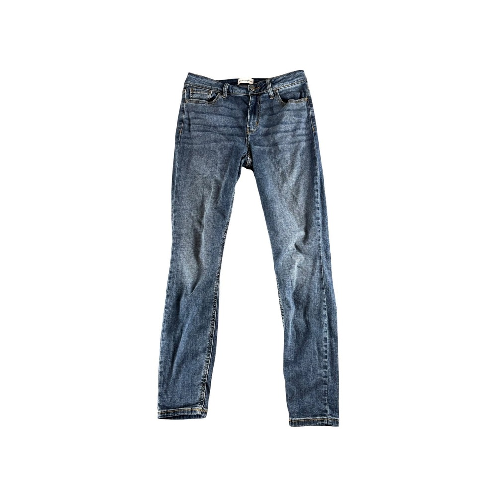 Studio Blue Womens Skinny Jeans Medium Wash Blue Denim Size 27